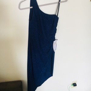 Navy blue sparkle dress